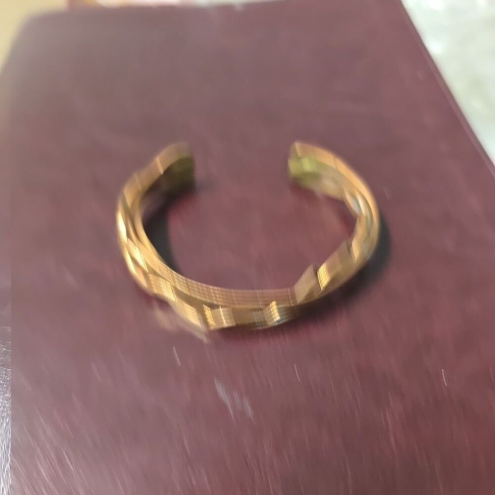 Vintage  Handcrafted Twisted Copper Cuff Bracelet For Women Adjustable Fit